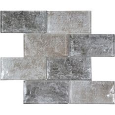 Tesoro Revere - Hazel / Natural 3" x 6" Convex Mosaic Blend