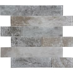 Tesoro Revere - Hazel / Natural 2" x 6" Glossy & Matte Blend