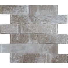 Tesoro Revere - Natural 2" x 6" Mosaic Glossy & Matte