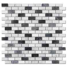 Adriatica Bardiglio Blend 5/8" x 1-1/4"