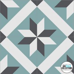 Granada Tile - Toscano 908A 8" x 8" Cement Tile