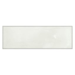 Tesoro Glassalike - Bianco Block Glossy 4" x 12" Porcelain Tile