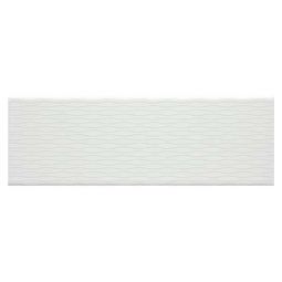 Emser Motif II - Lace White 4" x 12" Ceramic Wall Tile