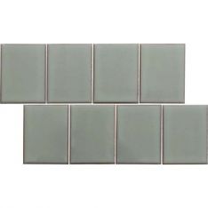 Emser Cuadro - Gray Flat 9" x 14" Mosaic