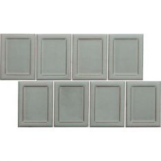 Emser Cuadro - Gray Frame 9" x 14" Mosaic