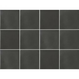 Emser Kaze - Black Matte 12" x 16" Ceramic Mosaic