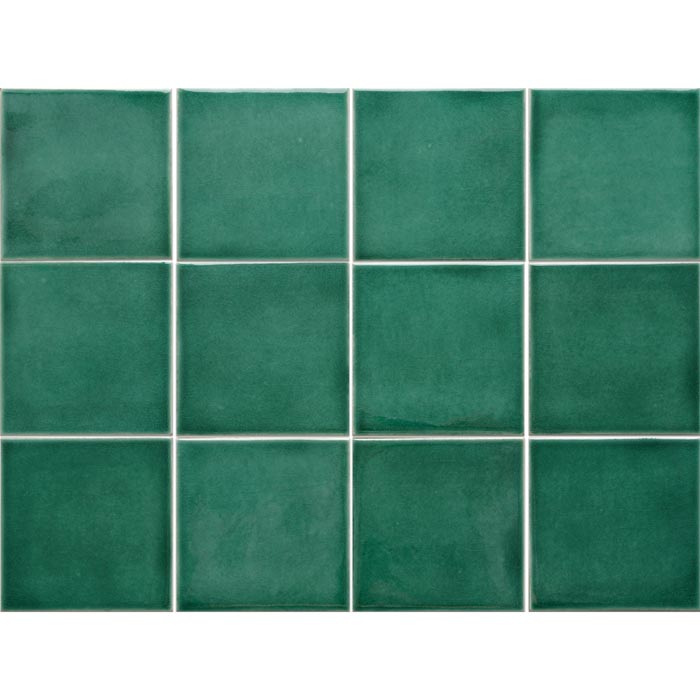 Emser Kaze Green Glossy 12 X 16 Ceramic Mosaic