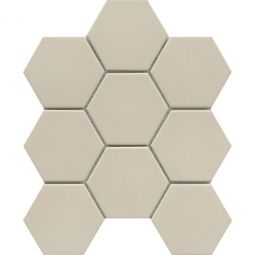 Emser Source - Fawn 3" Hex Porcelain Mosaic