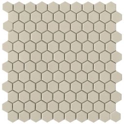 Emser Source - Fawn 1" Hex Porcelain Mosaic