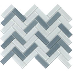 Emser Charisma - Chic Blend Herringbone Glass Mosaic