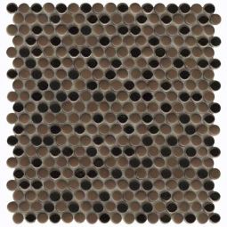 Emser Confetti II - Bronze Penny Round Mosaic