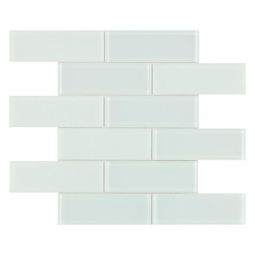 Emser H20 - White 12" x 12" Glass Mosaic