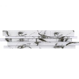 Emser Zen - Bliss 6" x 24" Glass Mosaic