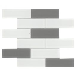 Emser H20 - Dove 12" x 12" Glass Mosaic