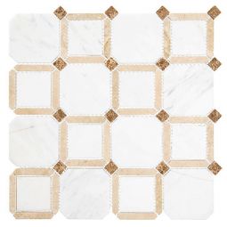 Zio Xakea - Benoni Square Pattern Mosaic