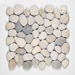 Natural River Pebbles - Awan 12" x 12" Mosaic